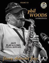 Jamey Aebersold Jazz #121 Phil Woods Book/ 2 CDs cover